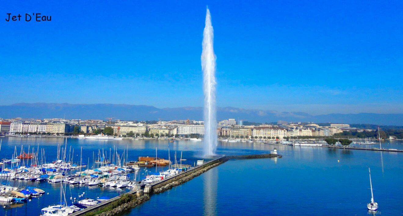 Geneva is this 140 meters high water fountain or water jet